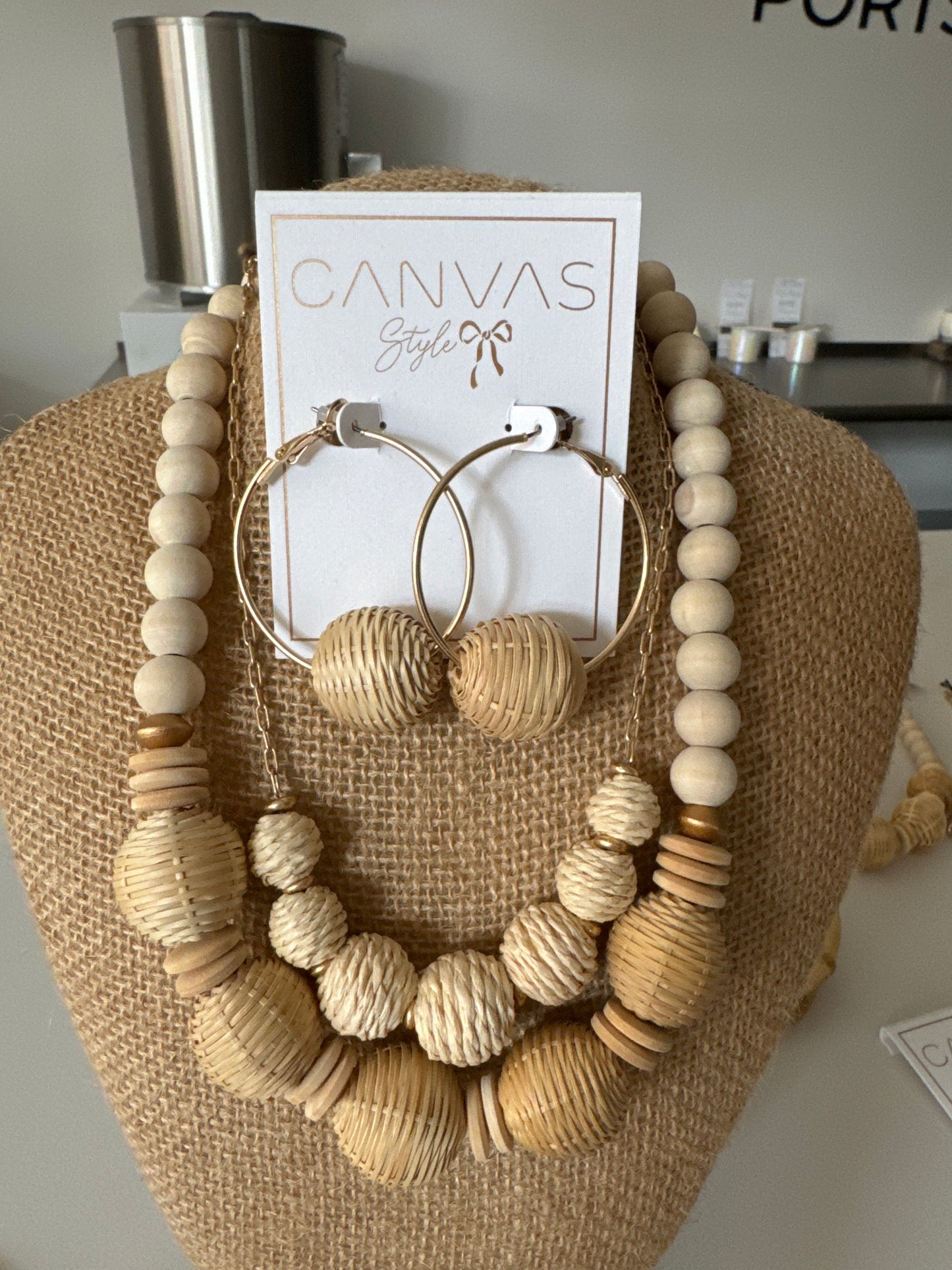 Canvas Necklace