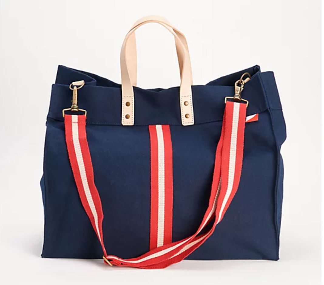 Box Tote with Strap and Leather Handles (Limited Edition)