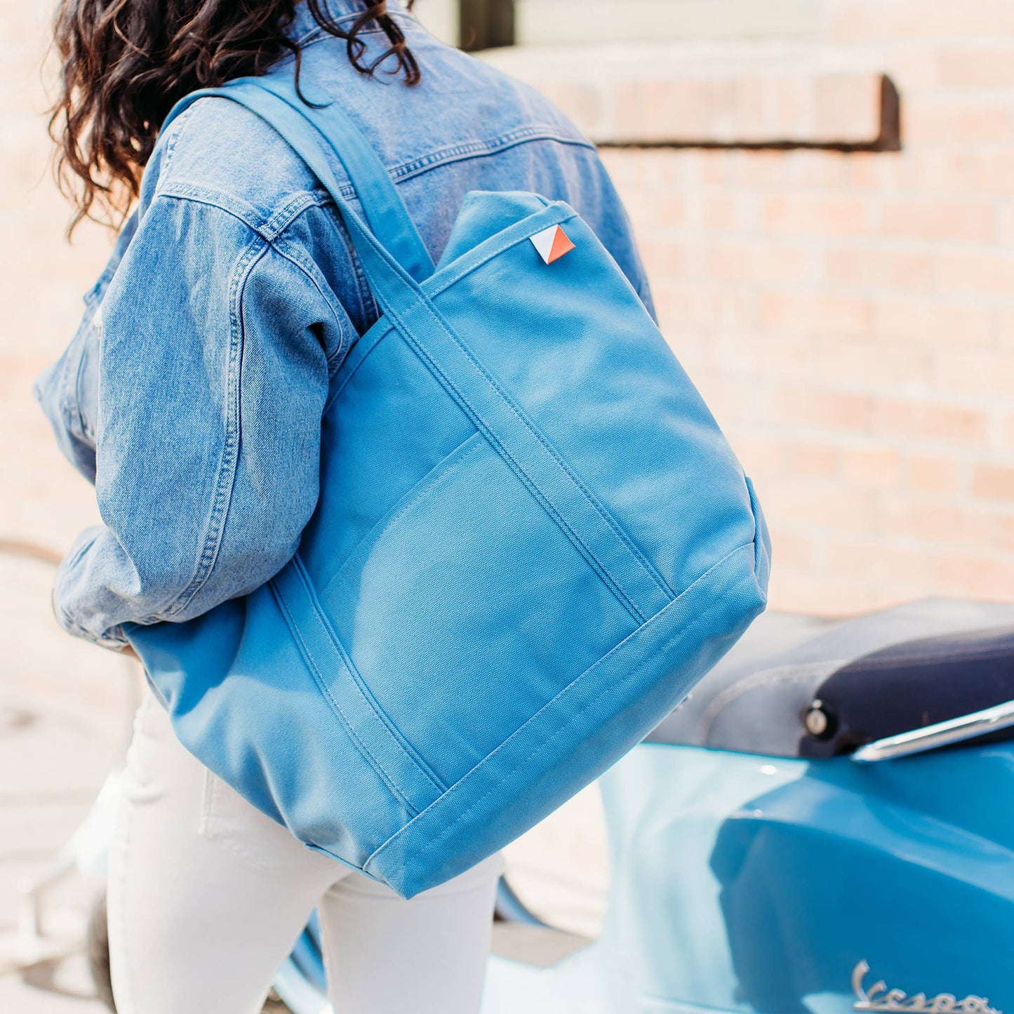 Classic Canvas Tote Private Label Solid Color: Navy