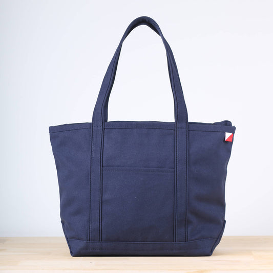 Classic Canvas Tote Private Label Solid Color: Navy