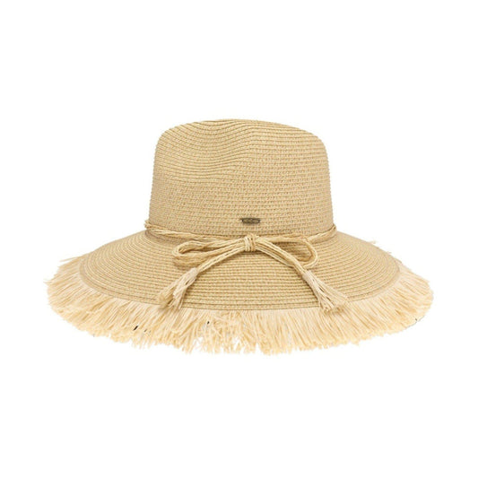 Fringe Panama Hat: Natural Multi