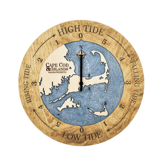 Wentworth by the Sea Nautical Map Tide Clocks